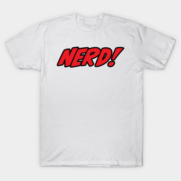 NERD! Black & Red Atl Logo T-Shirt by Ed Johnson Presents NERD! Merch